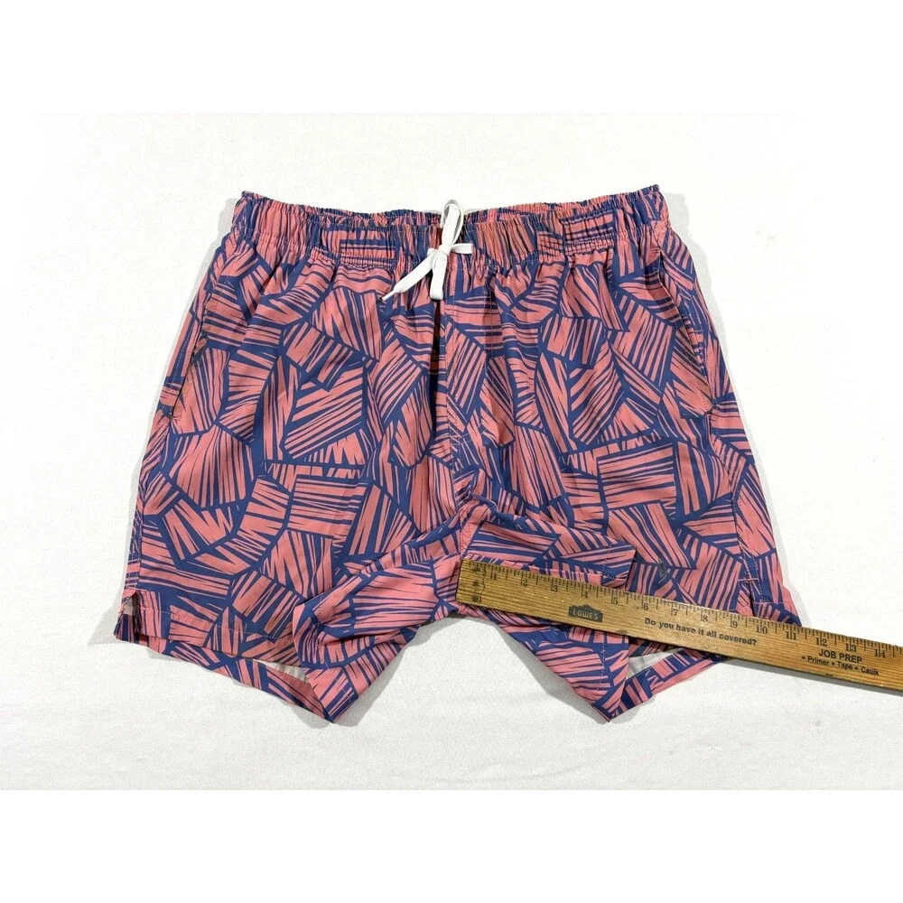 Bearbottom Stretch Swim Trunks Geo Abstract Print Breezy 5.5